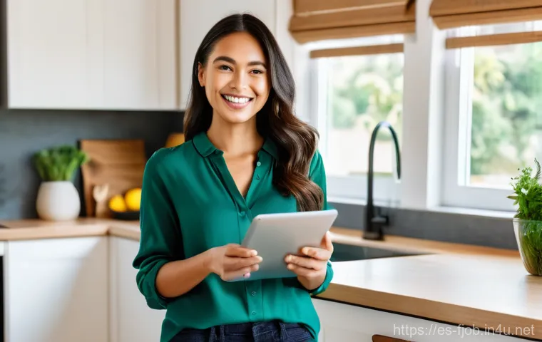 미래형 요리사  푸드 프로그래머 - **Prompt:** A young, healthy woman in her late 20s, wearing stylish casual attire like a smart blous...