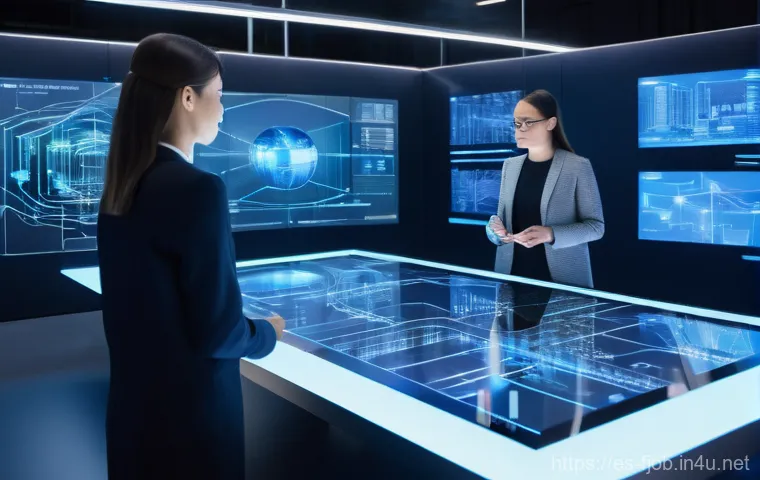 디지털 트윈 전문가 - **Prompt 1: The Digital Twin Architect in a Hybrid Reality Control Center**
    "A diverse team of s...