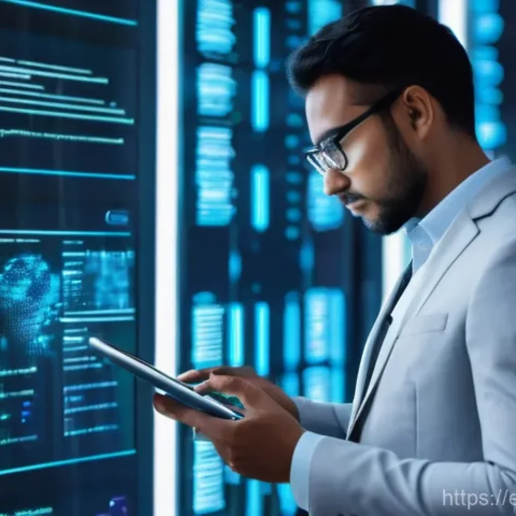 AI 감성 컴퓨팅 전문가 - **Prompt: "A focused AI Emotional Computing Expert in a modern, well-lit tech lab. The expert, a per...